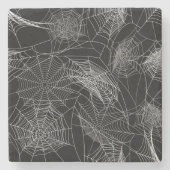 Halloween Pattern Steinuntersetzer (Vorderseite)