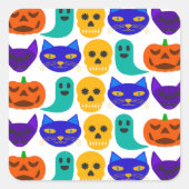 Halloween Pattern Sticker (Vorderseite)