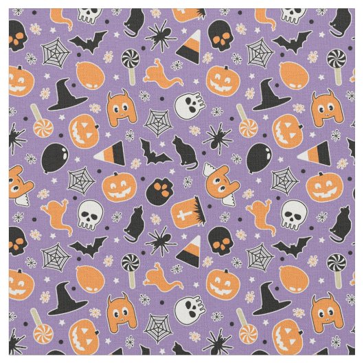 Halloween Pattern Stoff (Nahaufnahme)