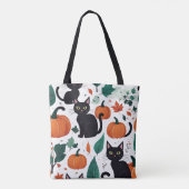Halloween Pattern Tasche (Rückseite)