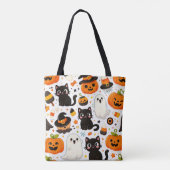 Halloween Pattern Tasche (Rückseite)