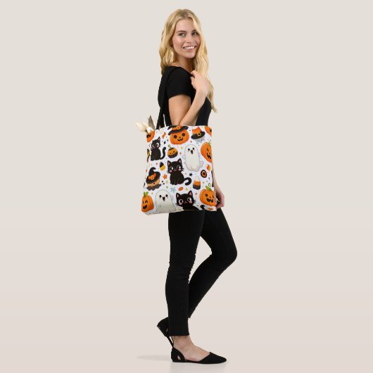 Halloween Pattern Tasche (Am Model)