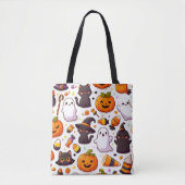 Halloween Pattern Tasche (Vorderseite)