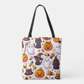 Halloween Pattern Tasche (Rückseite)
