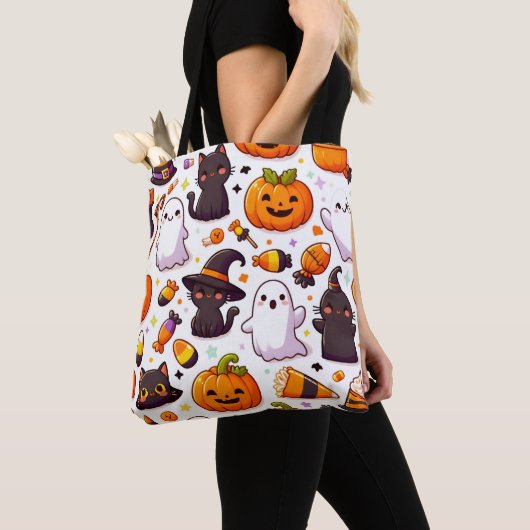 Halloween Pattern Tasche (Von Nahem)