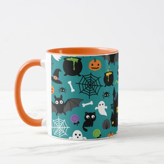 Halloween Pattern Tasse (Links)