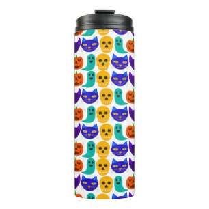 Halloween Pattern Thermal Tumbler Thermosbecher