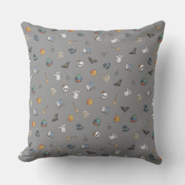 Halloween Pattern Throw Pillow Kissen