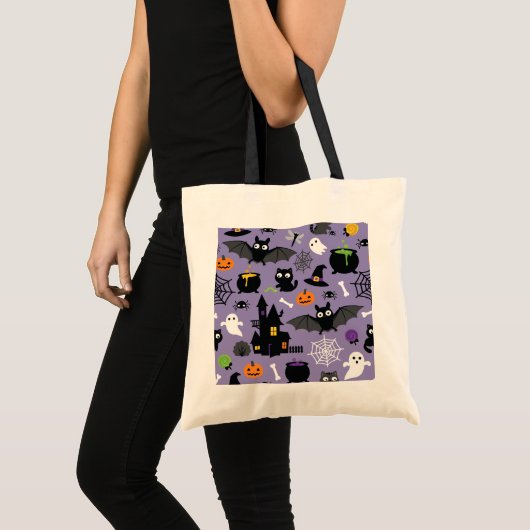 Halloween Pattern Tragetasche (Vorderseite (Produkt))