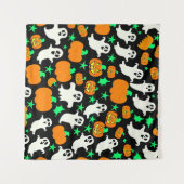 Halloween Pattern Wandteppich (Vorderseite (Horizontal))