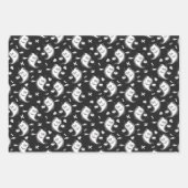 Halloween Patterns Geister und Kürpen Geschenkpapier Set (Vorderseite 3)