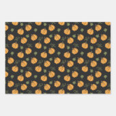 Halloween Patterns Geister und Kürpen Geschenkpapier Set (Vorderseite 2)