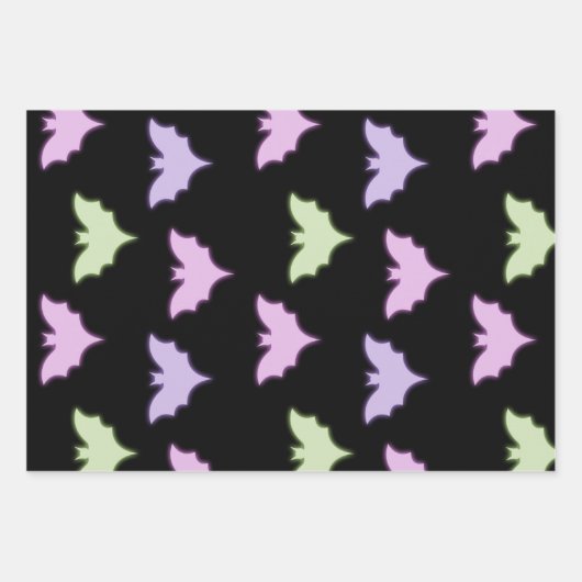 Halloween Patterns Geschenkpapier Set (Vorderseite 3)