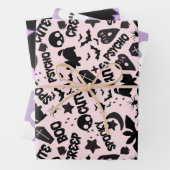 Halloween Patterns Geschenkpapier Set (Beispiel)