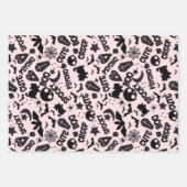 Halloween Patterns Geschenkpapier Set (Vorderseite)