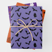 Halloween Patterns Ghost Pumpkins Spider Web Geschenkpapier Set (Beispiel)