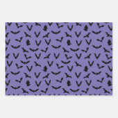 Halloween Patterns Ghost Pumpkins Spider Web Geschenkpapier Set (Vorderseite)