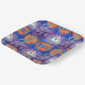 Halloween Patterns von Natasha Us Pappteller (Gewinkelt)