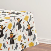 Halloween Patttern Beängstigende Maisfeldzeichen Tischdecke (Beispiel)