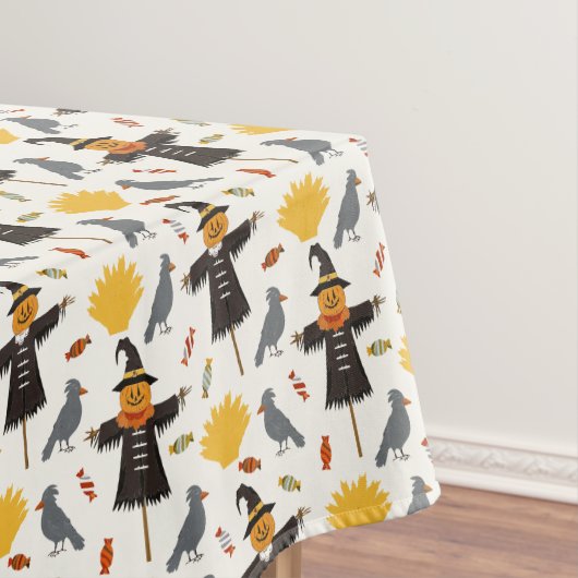 Halloween Patttern Beängstigende Maisfeldzeichen Tischdecke (Beispiel)