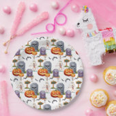 Halloween Patttern Pappteller (Party)