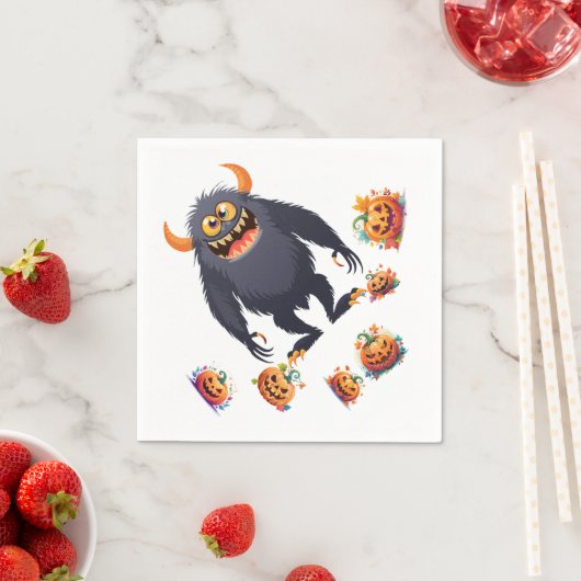 Halloween Patttern Serviette (Beispiel)