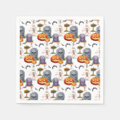 Halloween Patttern Serviette (Vorderseite)