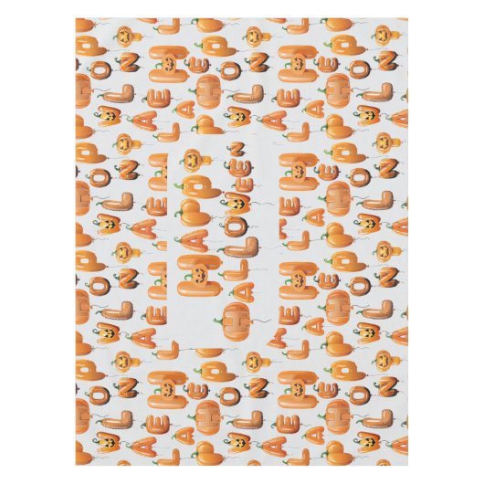 Halloween Patttern von Balloons Tischdecke (Vorderseite)