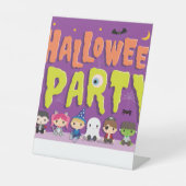 Halloween pedestal sign sockelschild (Vorderseite)
