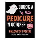Halloween Pediküre Sonderglänzende Poster (Vorderseite)