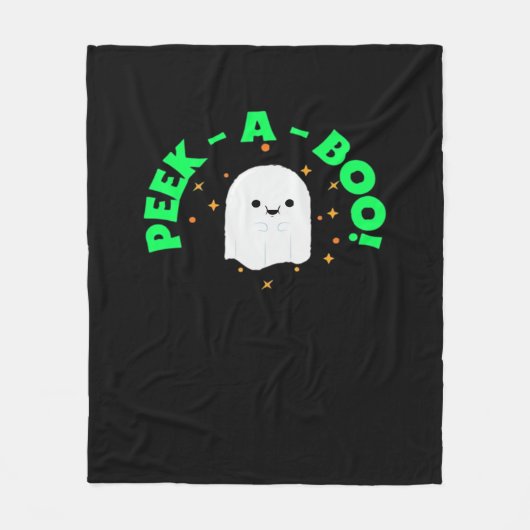 Halloween - Peekabo Fleecedecke (Vorderseite)
