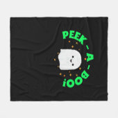 Halloween - Peekabo Fleecedecke (Vorderseite (Horizontal))