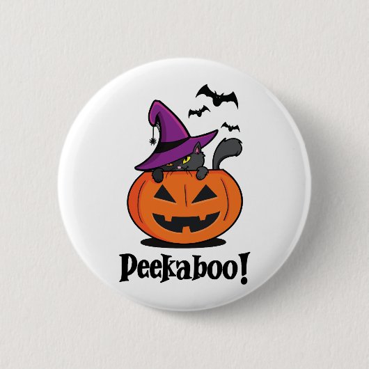 Halloween Peekaboo Button (Vorderseite)