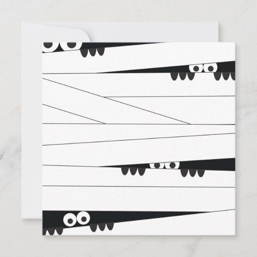 Halloween Peeking Mummy (Vorderseite)