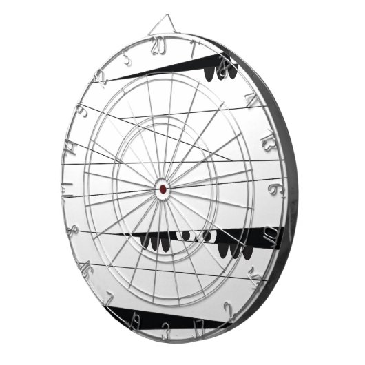 Halloween Peeking Mummy Dartscheibe (Vorderseite rechts)