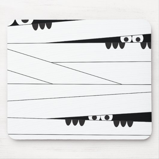 Halloween Peeking Mummy Mousepad (Vorne)