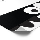 Halloween Peeking Mummy Poster (Ecke)