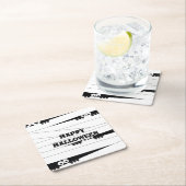 Halloween Peeking Mummy Rechteckiger Pappuntersetzer (Vor Ort)