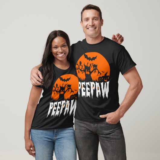 Halloween Peepaw Beängstigend 31. Oktober Geschenk T-Shirt (Unisex)