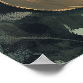 Halloween Peeping Ghost Poster (Ecke)