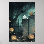 Halloween Peeping Ghost Poster (Vorne)