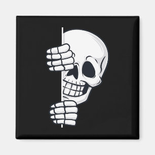 Halloween Peking Skeleton Beängstigend Boys Girls  Magnet
