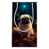 Halloween Pekingese mit Pumpkins Beängstigend Kleine Geschenktüte (Vorderseite)