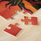 Halloween Pekingese Vampire Pumpkins Beängstigend Puzzle (Seite)