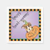Halloween Pembroke Welsh Corgi Napkins Serviette (Vorderseite)