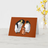 Halloween Penguin Karte (Gelbe Blume)