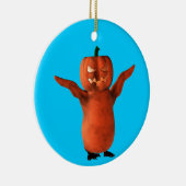 Halloween Penguin Keramik Ornament (Rechts)