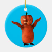 Halloween Penguin Keramik Ornament (Hinten)