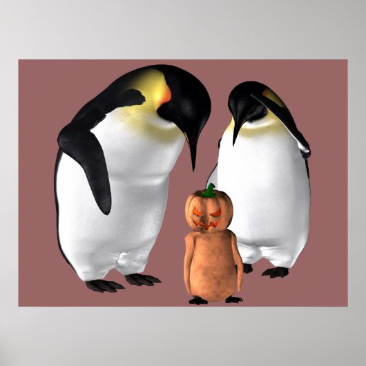 Halloween Penguin Poster (Vorne)