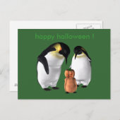 Halloween Penguin Postkarte (Vorne/Hinten)